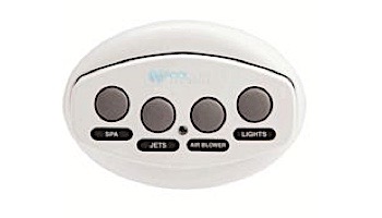 Pentair iS4 Spa-Side Remote Control | 4 Button White 100 ft Cable | 521885
