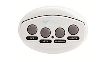 Pentair iS4 Spa-Side Remote Control | 4 Button White 50 ft Cable | 521883