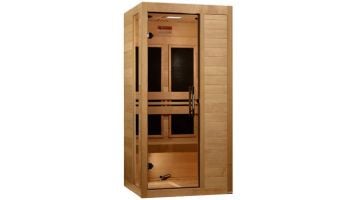Golden Designs Dynamic Veneto 1-2 Person Ultra Low EMF FAR Infrared Sauna | Canadian Hemlock | DYN-6115-05 Elite