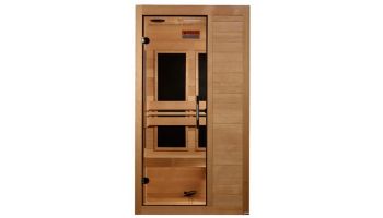 Golden Designs Dynamic Veneto 1-2 Person Ultra Low EMF FAR Infrared Sauna | Canadian Hemlock | DYN-6115-05 Elite