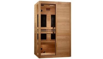Golden Designs Dynamic Lucca 2-Person Ultra Low EMF FAR Infrared Sauna | Hemlock | DYN-6215-05 Elite