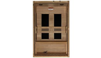 Golden Designs Dynamic Lucca 2-Person Ultra Low EMF FAR Infrared Sauna | Hemlock | DYN-6215-05 Elite