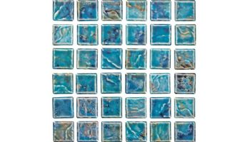 National Pool Tile Volcano 1x1 Series | Light Blue | MASSV114