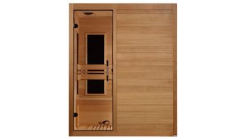 Golden Designs Dynamic Toscana 3-Person Ultra Low EMF FAR Infrared Sauna | Hemlock | DYN-6315-05 Elite