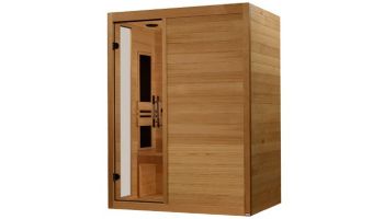 Golden Designs Dynamic Toscana 3-Person Ultra Low EMF FAR Infrared Sauna | Hemlock | DYN-6315-05 Elite