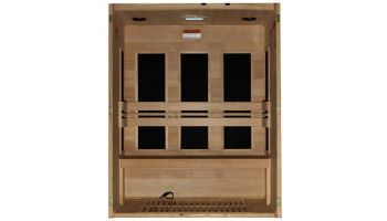 Golden Designs Dynamic Toscana 3-Person Ultra Low EMF FAR Infrared Sauna | Hemlock | DYN-6315-05 Elite