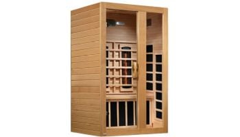 Golden Designs Dynamic Serena 2-Person Full Spectrum Near Zero EMF FAR Infrared Sauna | Hemlock  | DYN-6229-03 FS