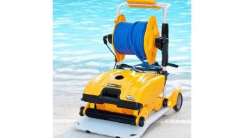 Maytronics Dolphin Wave 200 XL Inground Commercial Robotic Pool Cleaner with Caddy | IG Pools Up to 127' | 99997216-US-SP