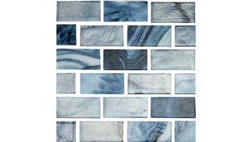 National Pool Tile Aquarius 1x2 Glass Tile | Mica | AQI-MICA1X2