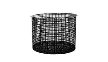 Metal Skimmer Basket | 6-15/16" | Powder Coated Finish - Black | B-116