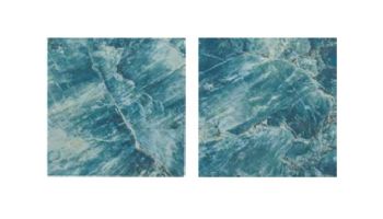 National Pool Tile Crystal Crest 6x6 Series | Emerald | CRS-EMERALD