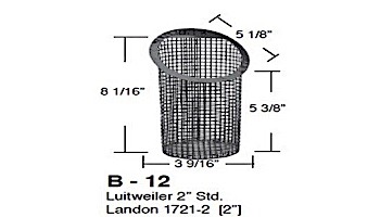 Aladdin Basket for Luitweiler 2" Std. Landon 1721-2 2" | B-12