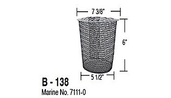 Aladdin Basket for Marine No. 7111-0 | B-138