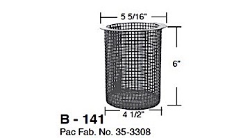 Aladdin Basket for Pac Fab. No. 35-3308 | B-141