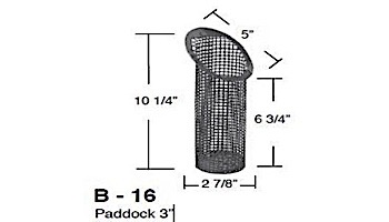 Aladdin Basket for Paddock 3" | B-16