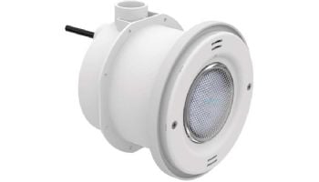 AquaStar Lite Star 20-Degree Adjustable Angle Blue LED Pool and Spa Light | 12V 9W | New Construction | White Face Plate | LS101-BLUE
