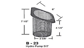 Aladdin Basket for Hydro Pump 517 | B-23