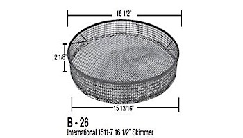 Aladdin Basket for International 1511-7 16 1/2" Skimmer | B-26