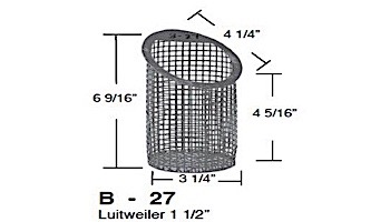 Aladdin Basket for Luitweiler 1 1/2" | B-27