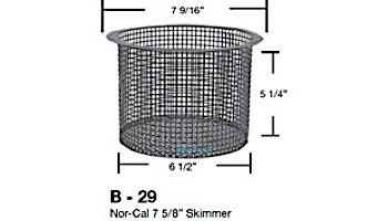 Aladdin Basket for Nor-Cal 7 5/8" Skimmer | B-29