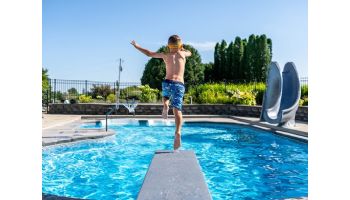 Global Pool Products 6' GX Diving Board 3 Bolt Base with Jig | Gray | GPP-DB-GX6-G-C