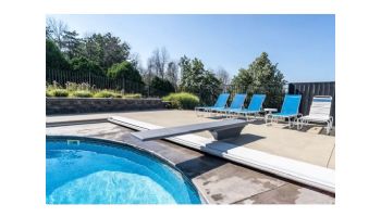 Global Pool Products 6' GX Diving Board 3 Bolt Base with Jig | Gray | GPP-DB-GX6-G-C