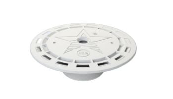 AquaStar Flow Sync Retrofit 360 Degree Adjustable Floor Return Fitting with Water Stop | White | RFST101