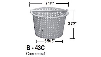 Aladdin Basket for Commercial PAC FAB #51-3151 | B-43C