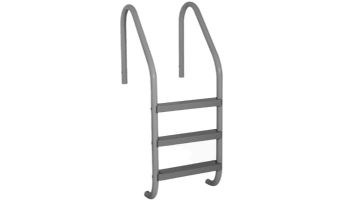 Saftron Economy 2-Step Ladder | .25" Thickness 1.90" OD | 24" W x 44" H | White | P-324-L2-W