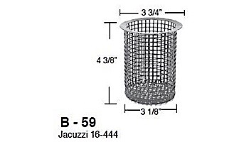 Aladdin Basket for Jacuzzi 16-444 | B-59