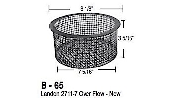 Aladdin Basket for Landon 2711-7 Over Flow - New | B-65