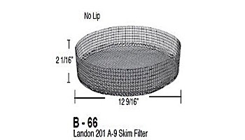 Aladdin Basket for Landon 201 A-9 Skim Filter | B-66