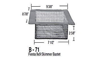 Aladdin Basket for Fiesta 9x9 Skimmer | B-71