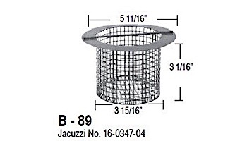 Aladdin Basket for Jacuzzi No. 16-0347-04 | B-89