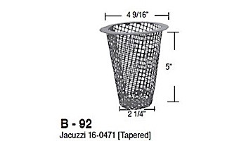 Aladdin Basket for Jacuzzi 16-0471 Tapered | B-92