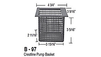 Aladdin Basket for Crestline Pump | B-97