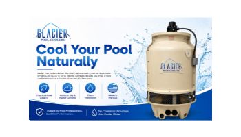 Glacier Ice Block Residential Pool Cooler | 30 GPM 20,000 Gallons | GPC-25