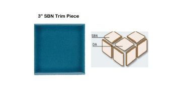 National Pool Tile Discovery Field 3x3 Trim | Teal Green | DSF91N SBN