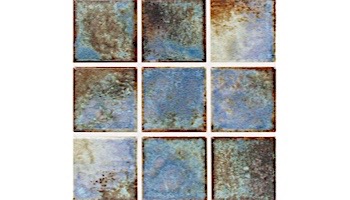 National Pool Tile Martinique 2x2 Series | Ocean Blue | MARF233