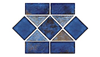 National Pool Tile Martinique Series | Royal Blue | MAR35
