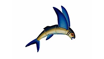 Ceramic Mosaic Flying Fish-A | 12" x 9" | FF45