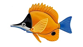 Ceramic Mosaic Clown Fish 10 in x 6 in | CL67