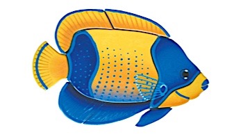 Ceramic Mosaic Majestic Angelfish 10 in x 7 in | MA54