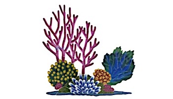 Ceramic Mosaic Coral Reef 36 in x 36 in | CR53