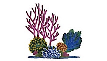 Ceramic Mosaic Coral Reef 36 in x 36 in | CR53