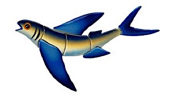Ceramic Mosaic Flying Fish-B | 12" x 7" | FF46R