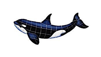 Ceramic Mosaic Orca-A with Shadow 36 inches x 25 inches | OR39-36/SH