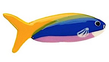 Porcelain Mosaic Wrasse Multicolor Mosaic | 4" x 1" | W60