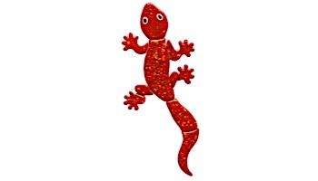 Ceramic Mosaic Gecko 13inch x 5inches | Red | LG62R