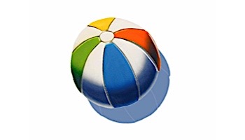 Ceramic Mosaic Beach Ball with Shadow | 12" x 15" | BB44-12/SH